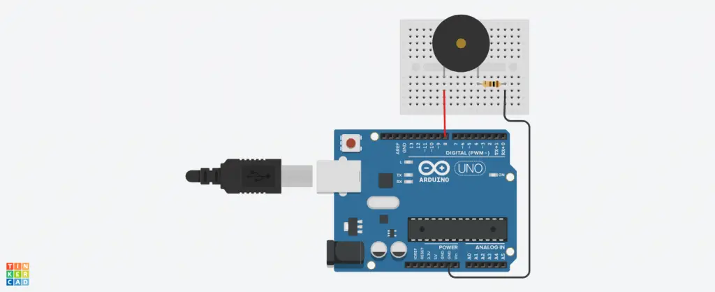 How a Buzzer Works in Arduino Buzzer Arduino Connection Circuit